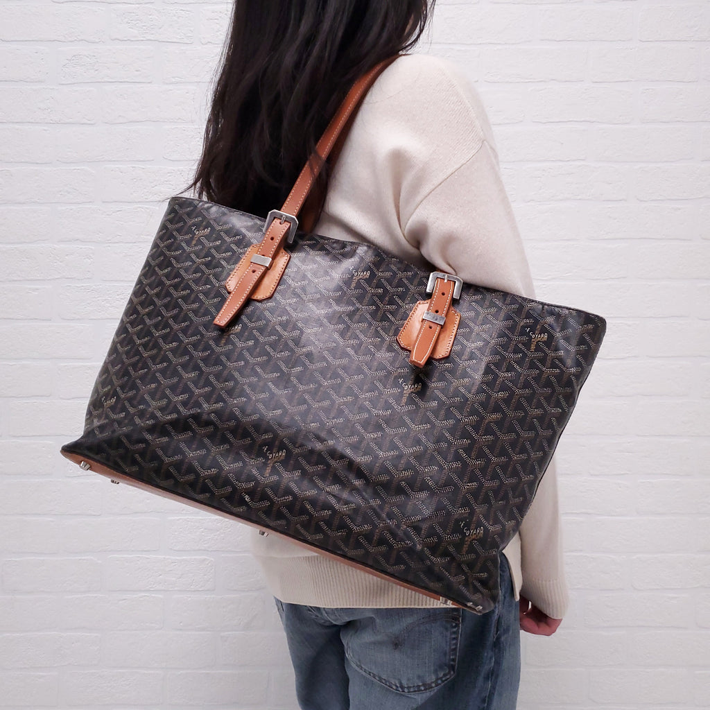 GOYARD BLACK VINTAGE TOTE