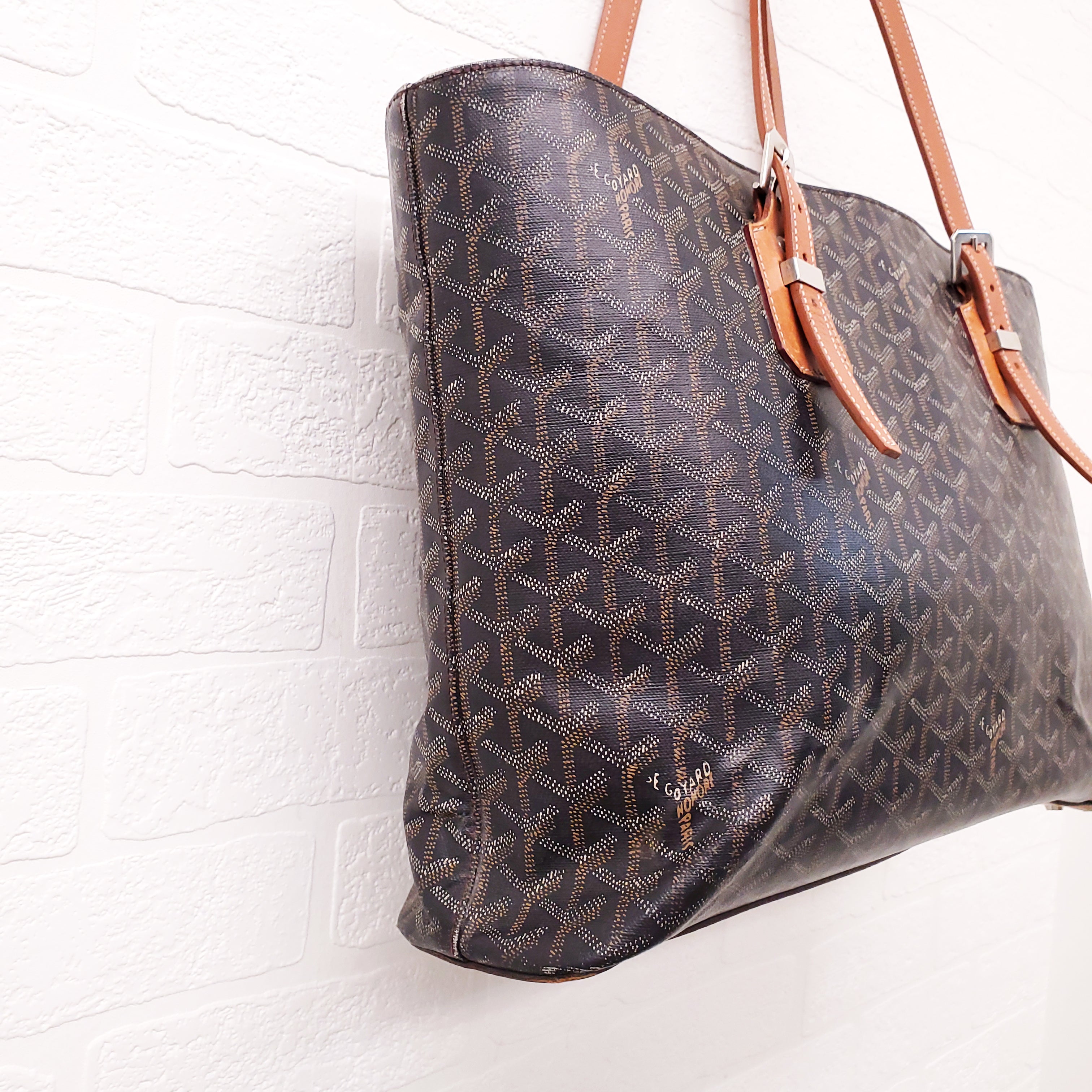 GOYARD BLACK VINTAGE TOTE
