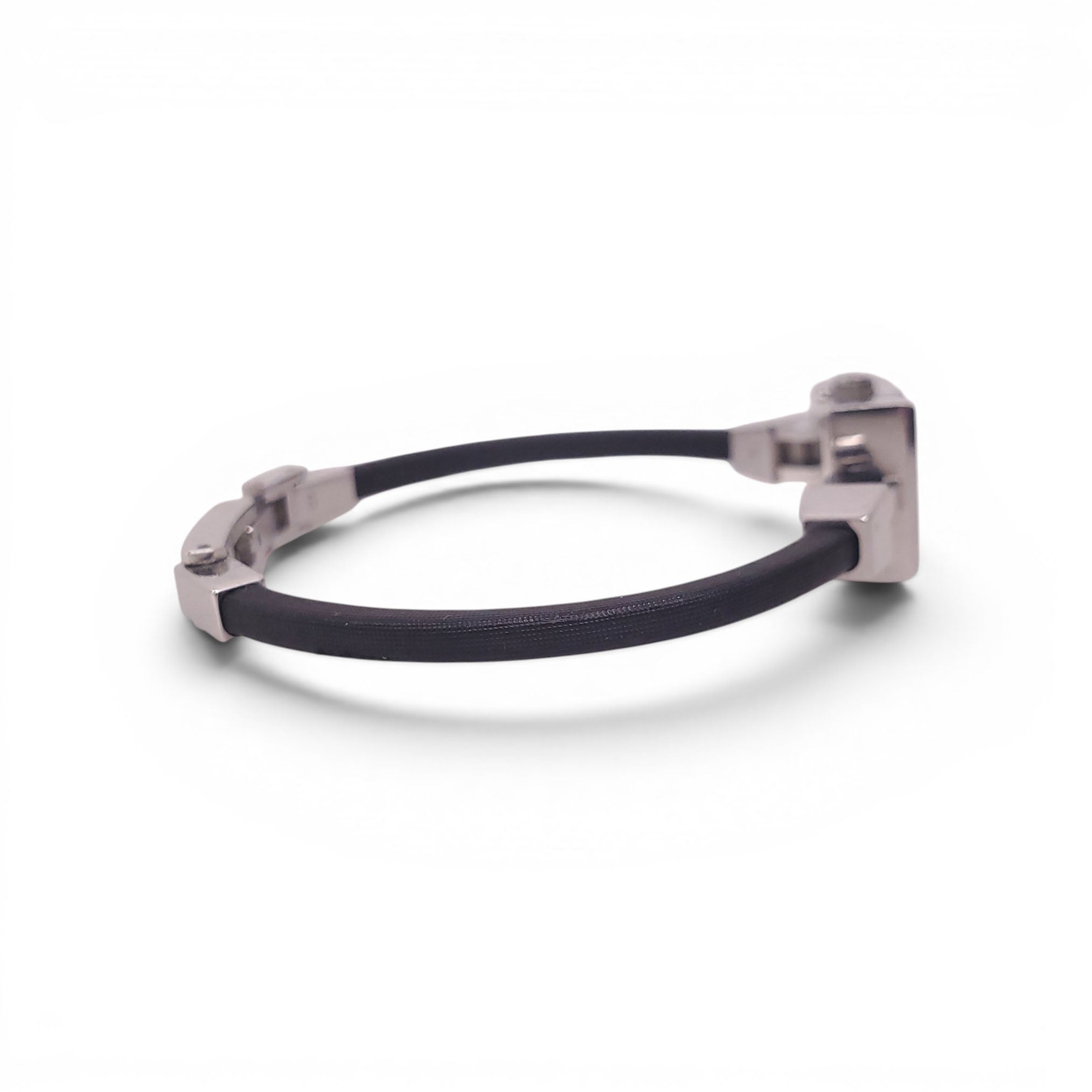 GUCCI BLACK THIN BAND GG LOGO WATCH