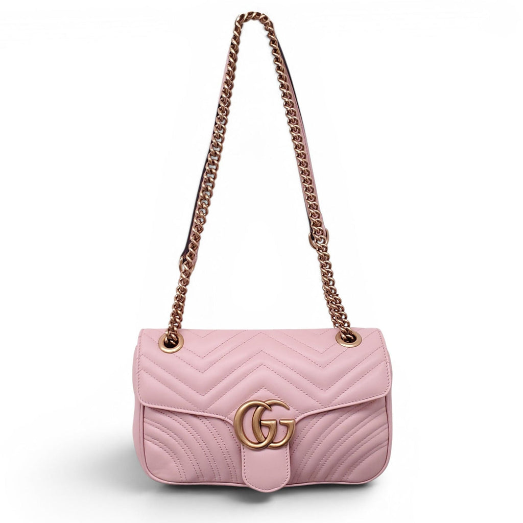 GUCCI BLUSH PINK GG MARMONT BAG