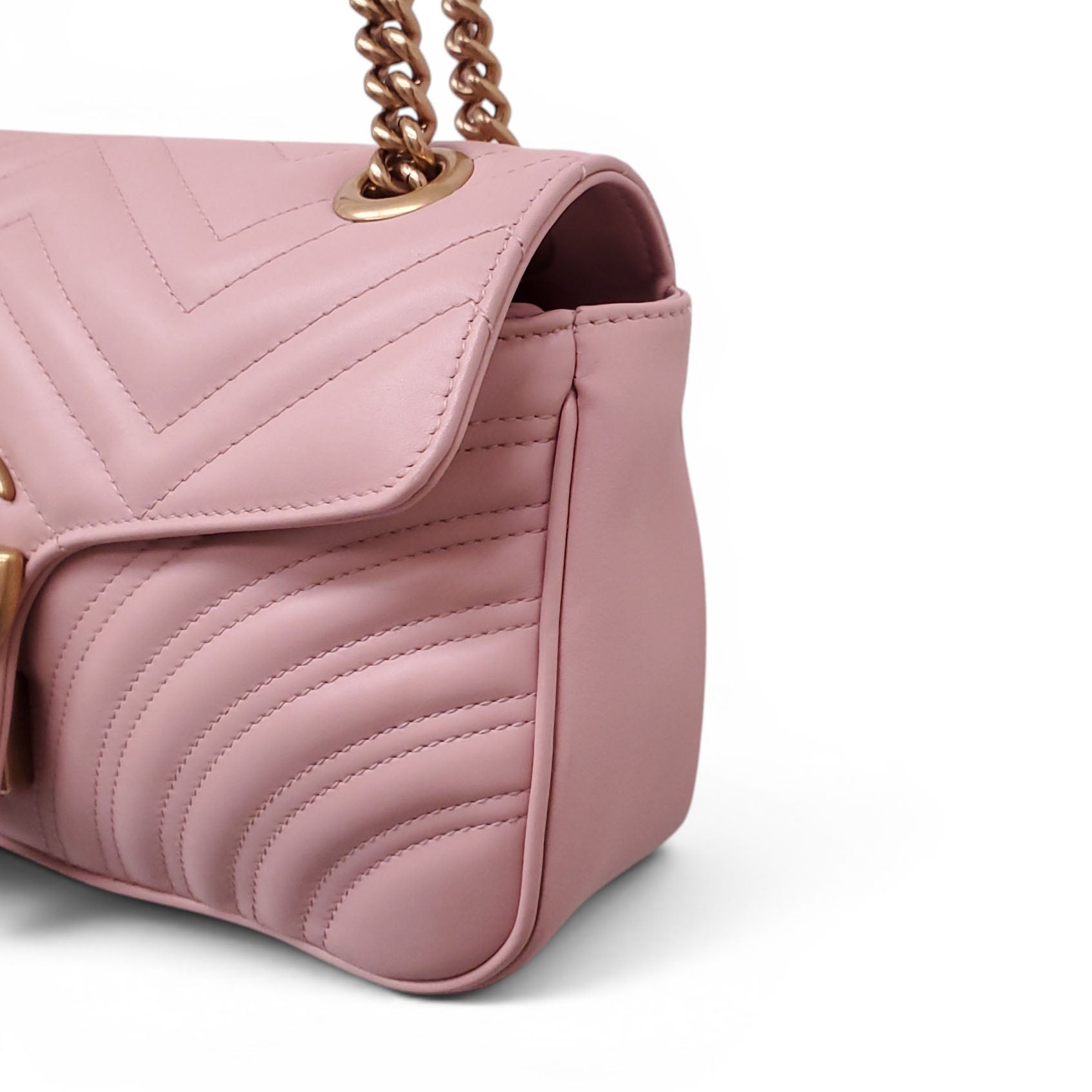 GUCCI BLUSH PINK GG MARMONT BAG