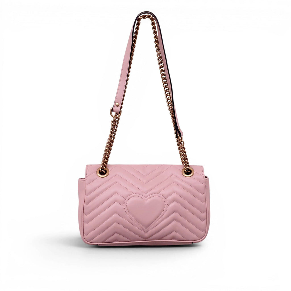 GUCCI BLUSH PINK GG MARMONT BAG