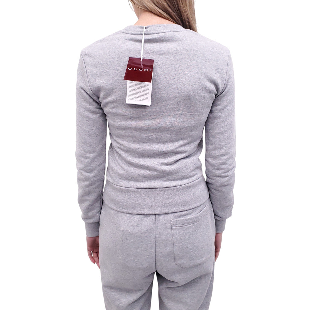 GUCCI GREY LOGO SWEATSUIT - SIZE XXS/XS