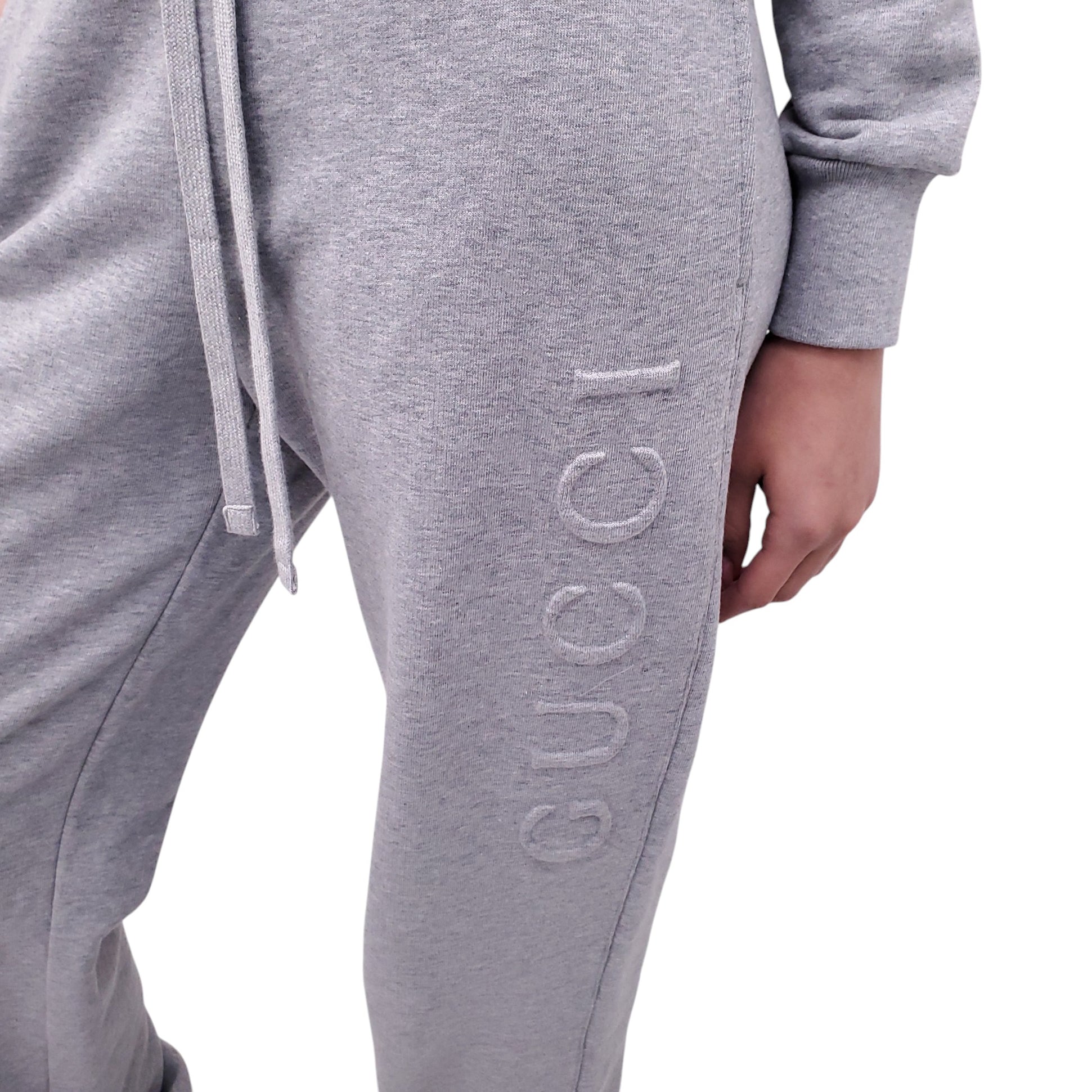GUCCI GREY LOGO SWEATSUIT - SIZE XXS/XS