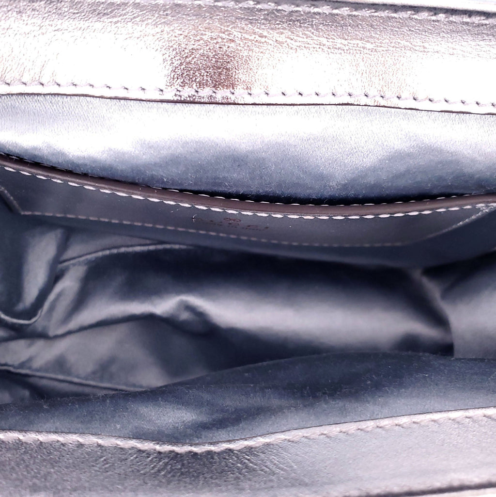 GUCCI IRIDESCENT GG MARMONT MINI SHOULDER BAG