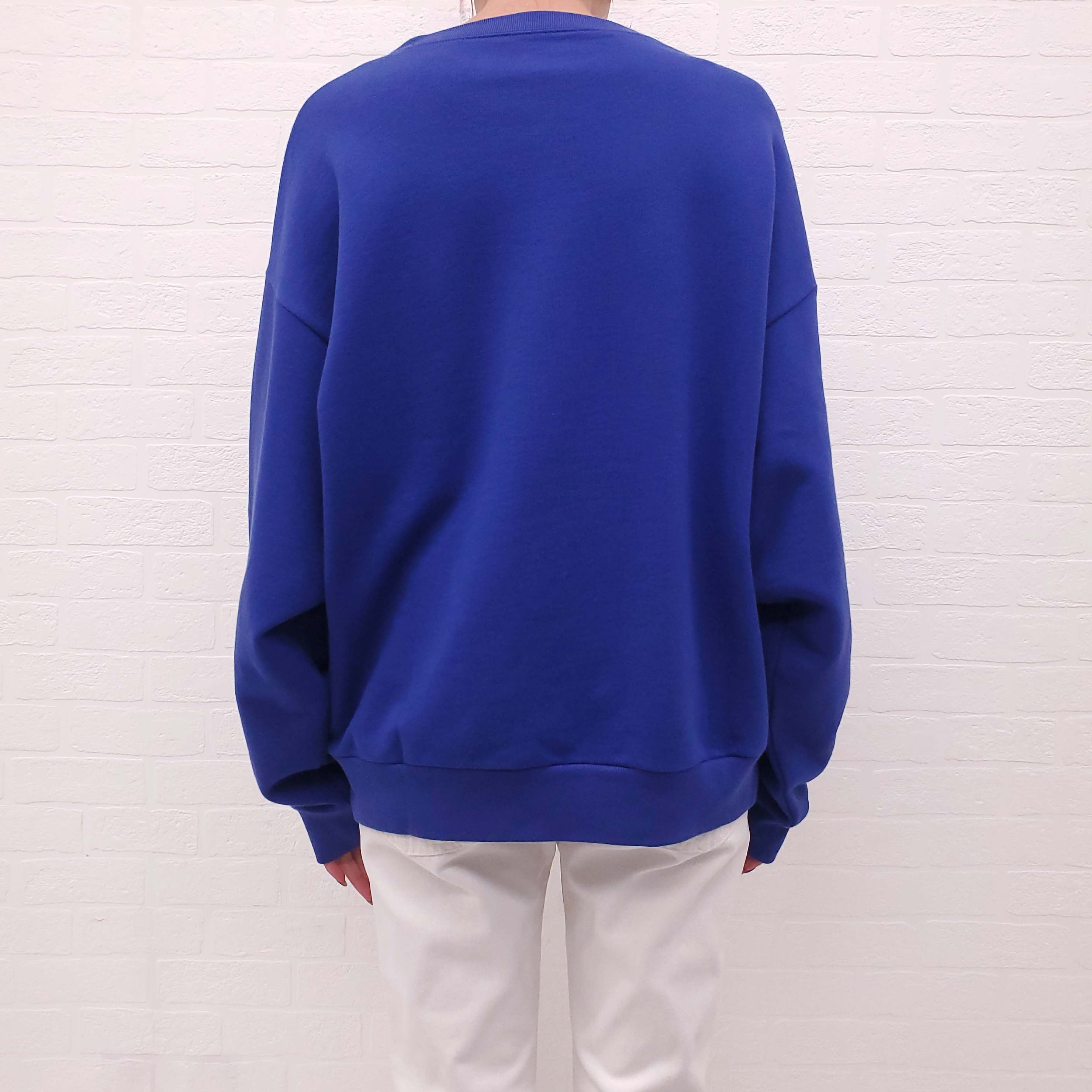 GUCCI PERIWINKLE LOGO SWEATSHIRT - SIZE L MENS/XXL WOMENS
