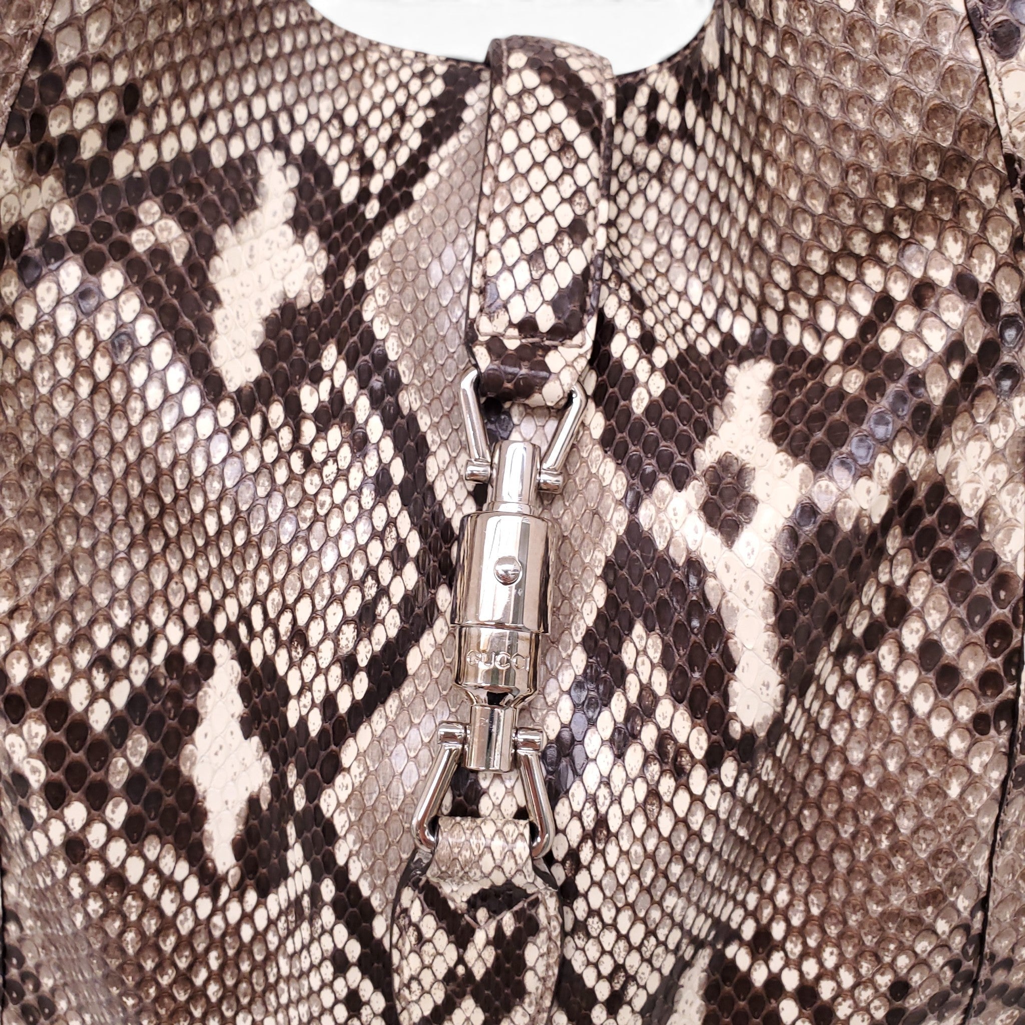 GUCCI PYTHON JACKIE BAG