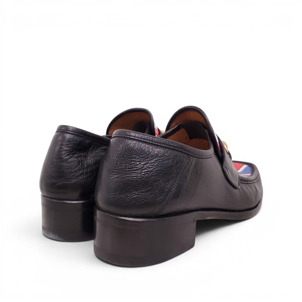 GUCCI UNION JACK HORSEBIT LOAFERS - MEN'S SIZE US 9