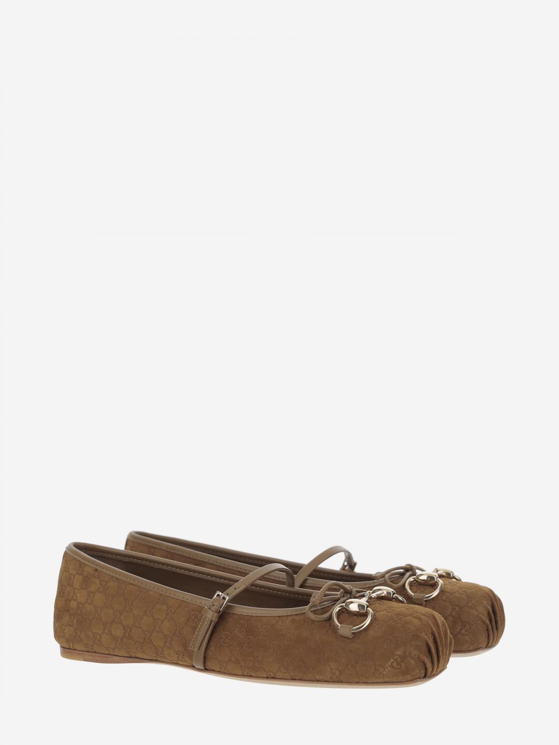 Gucci Ballet Flat Woman Brown