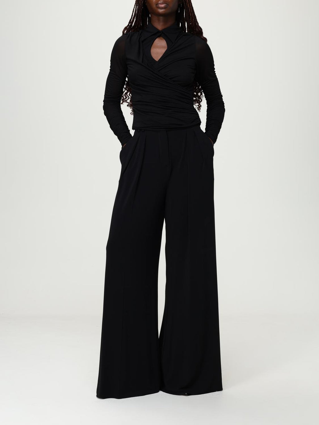 Max Mara Pants Woman Black