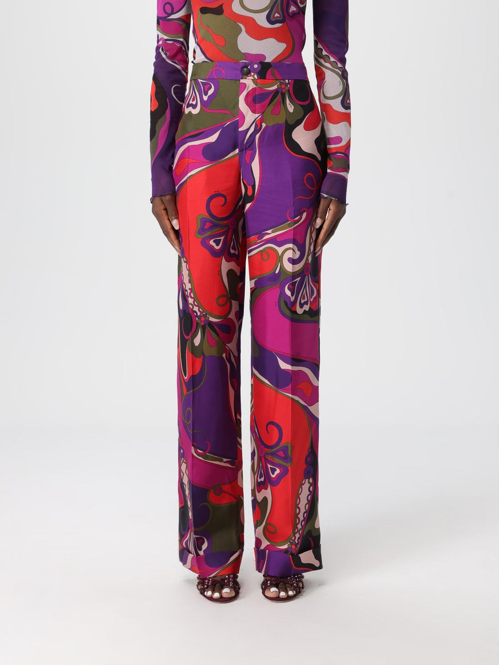 Pucci Pants Woman Multicolor