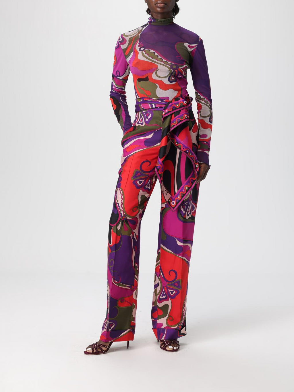 Pucci Pants Woman Multicolor