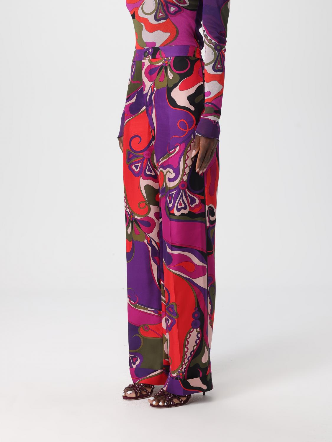Pucci Pants Woman Multicolor