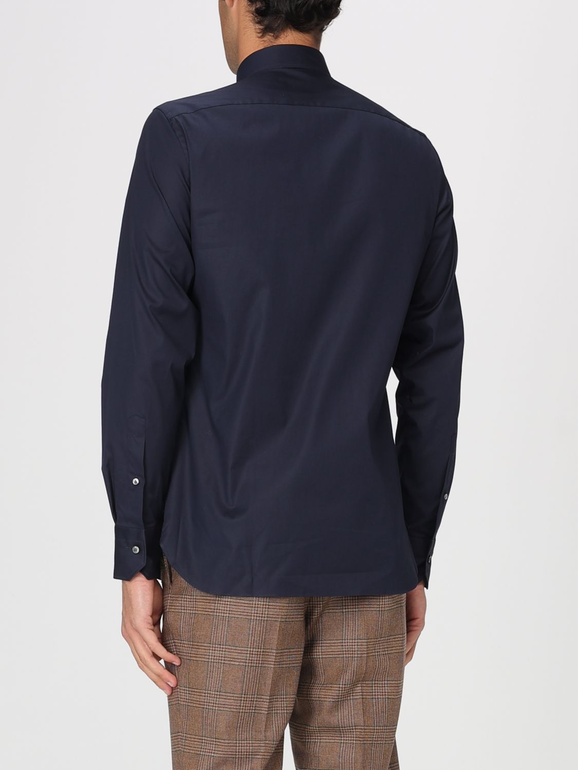 Zegna Shirt Men Blue