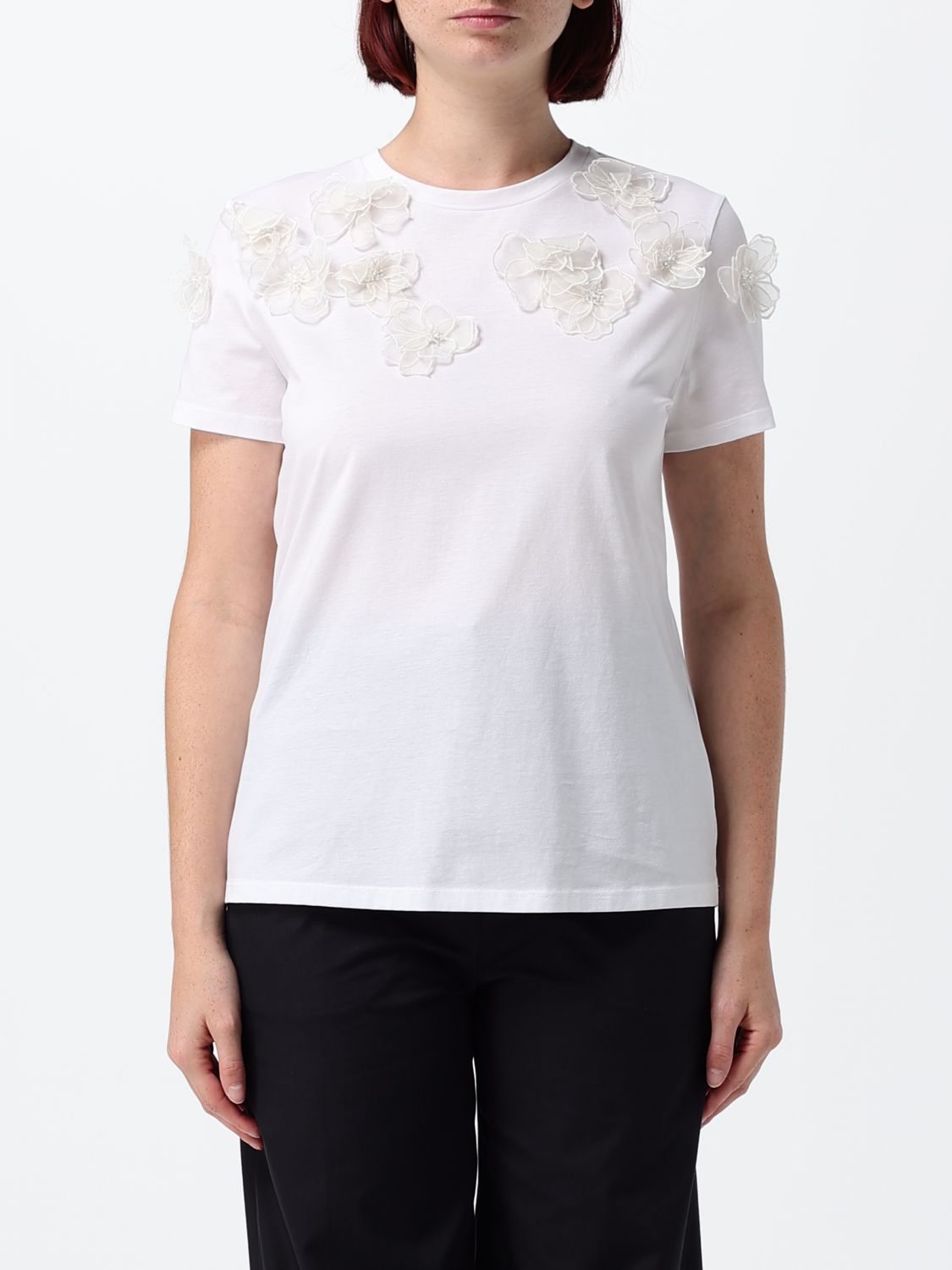 Max Mara Studio T-Shirt Woman White