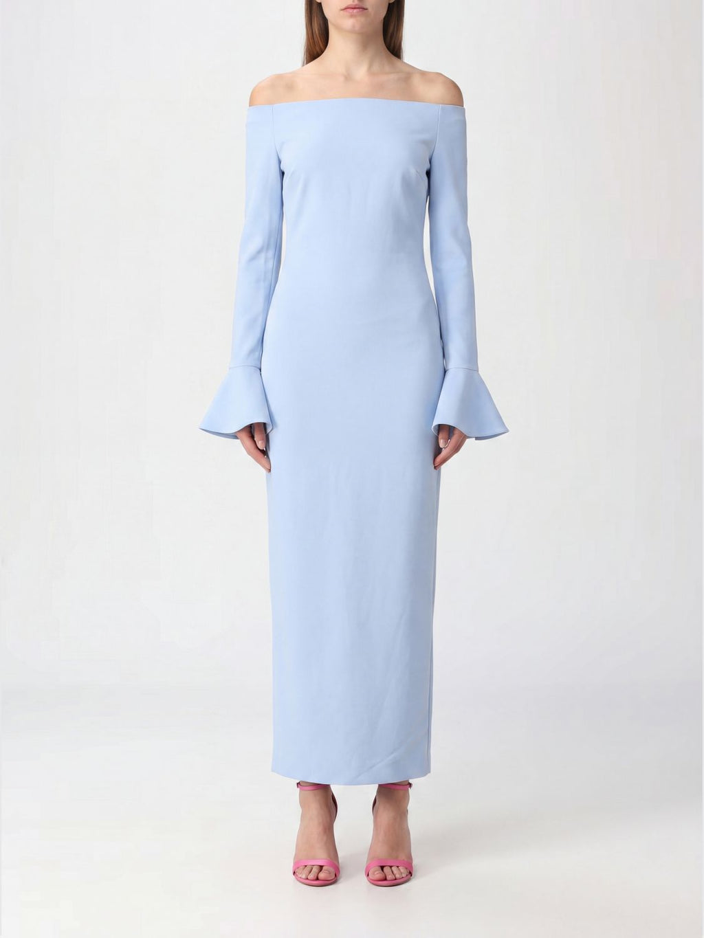 Solace London Dress Woman Gnawed Blue