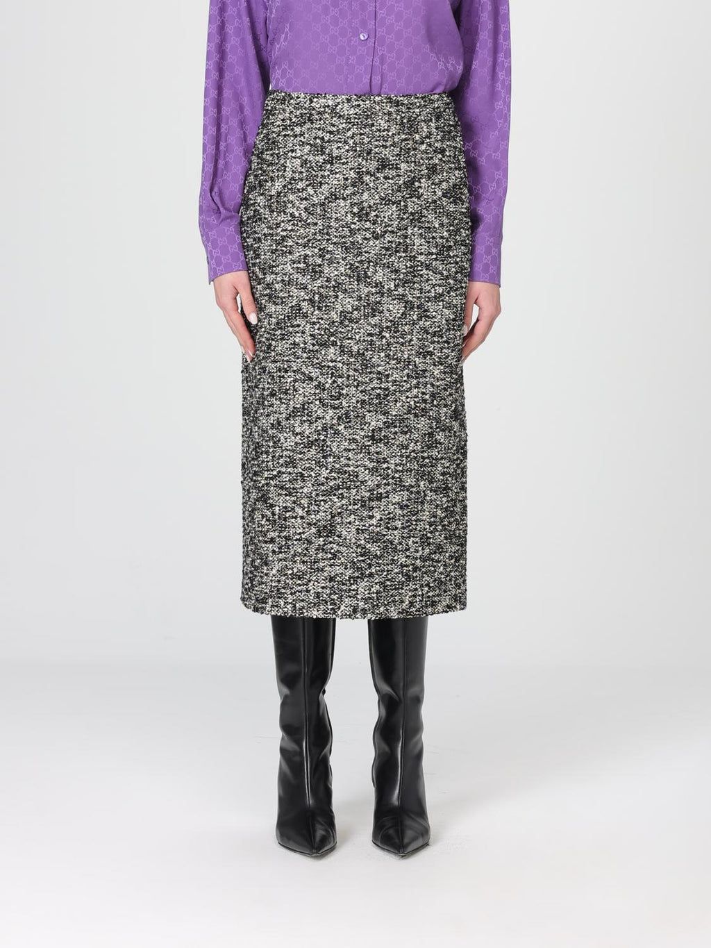 Gucci Skirt Woman Black