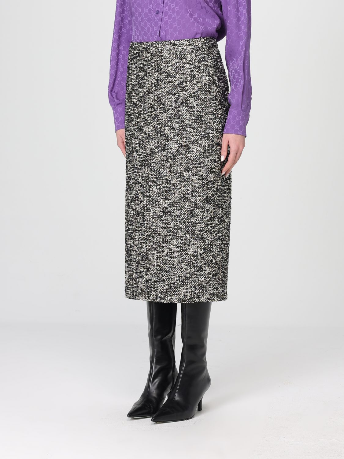 Gucci Skirt Woman Black