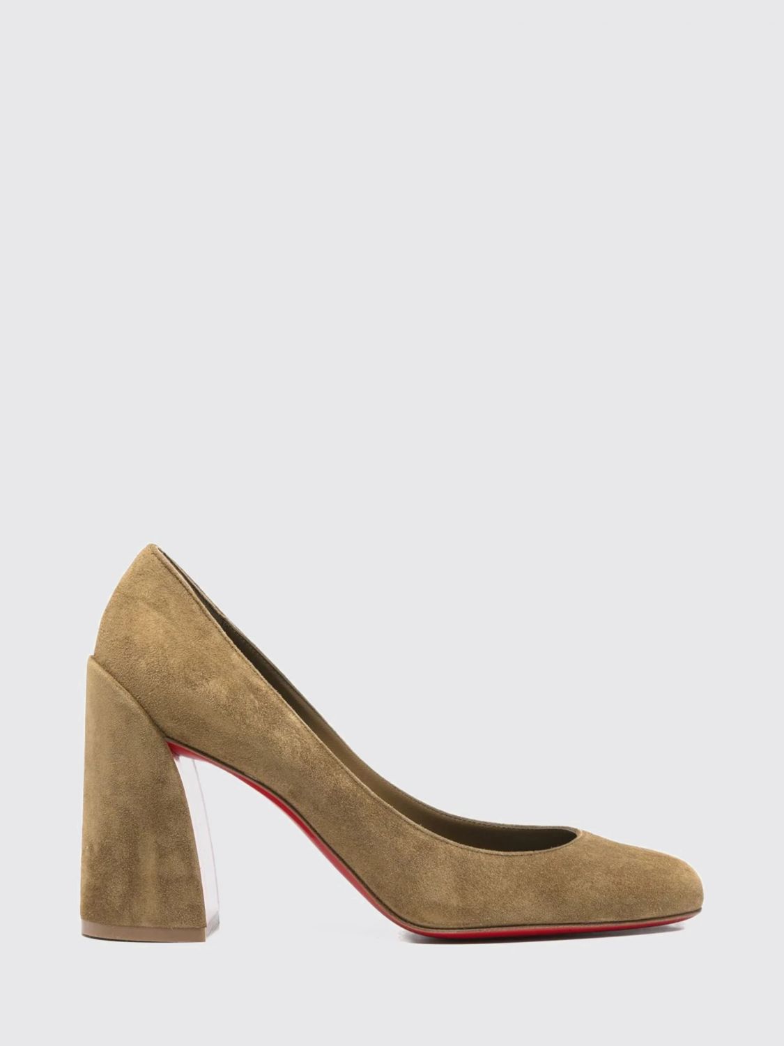 Christian Louboutin Women Miss Sab Suede Leather Pumps