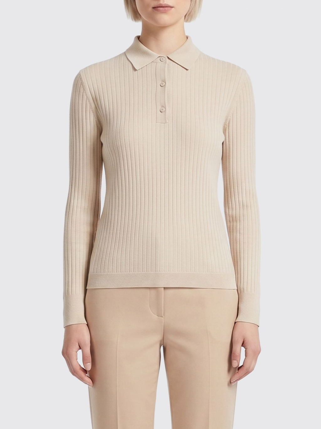 Max Mara Polo Shirt Woman Nude