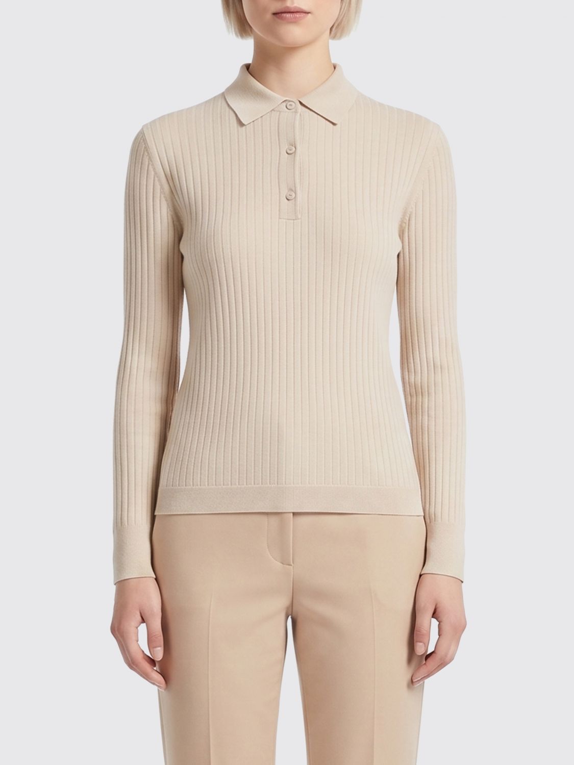 Max Mara Polo Shirt Woman Nude