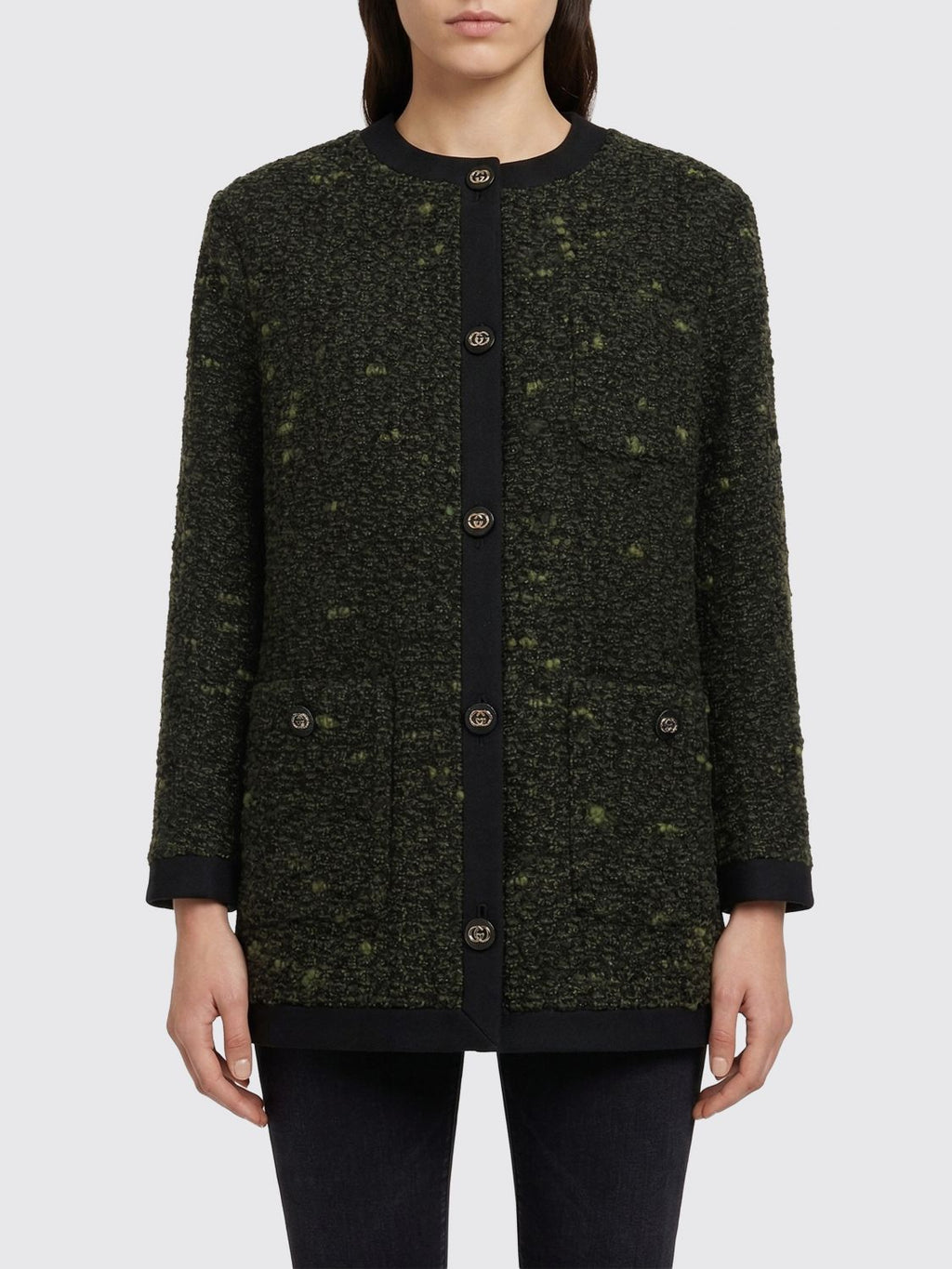 Gucci Sweater Woman Green