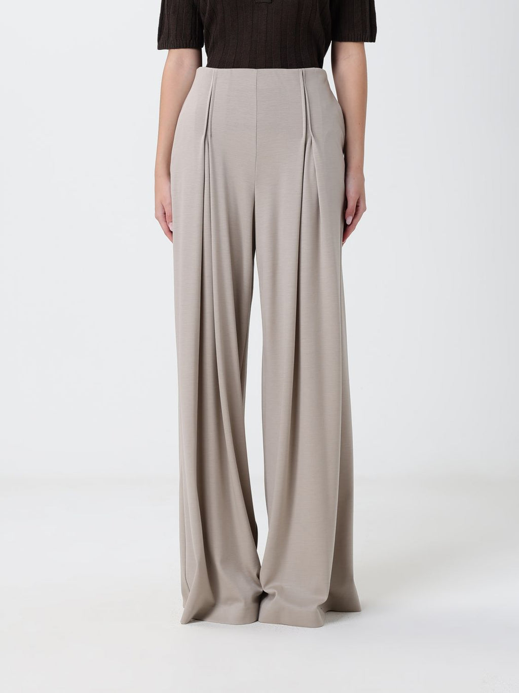 Max Mara Pants Woman Beige