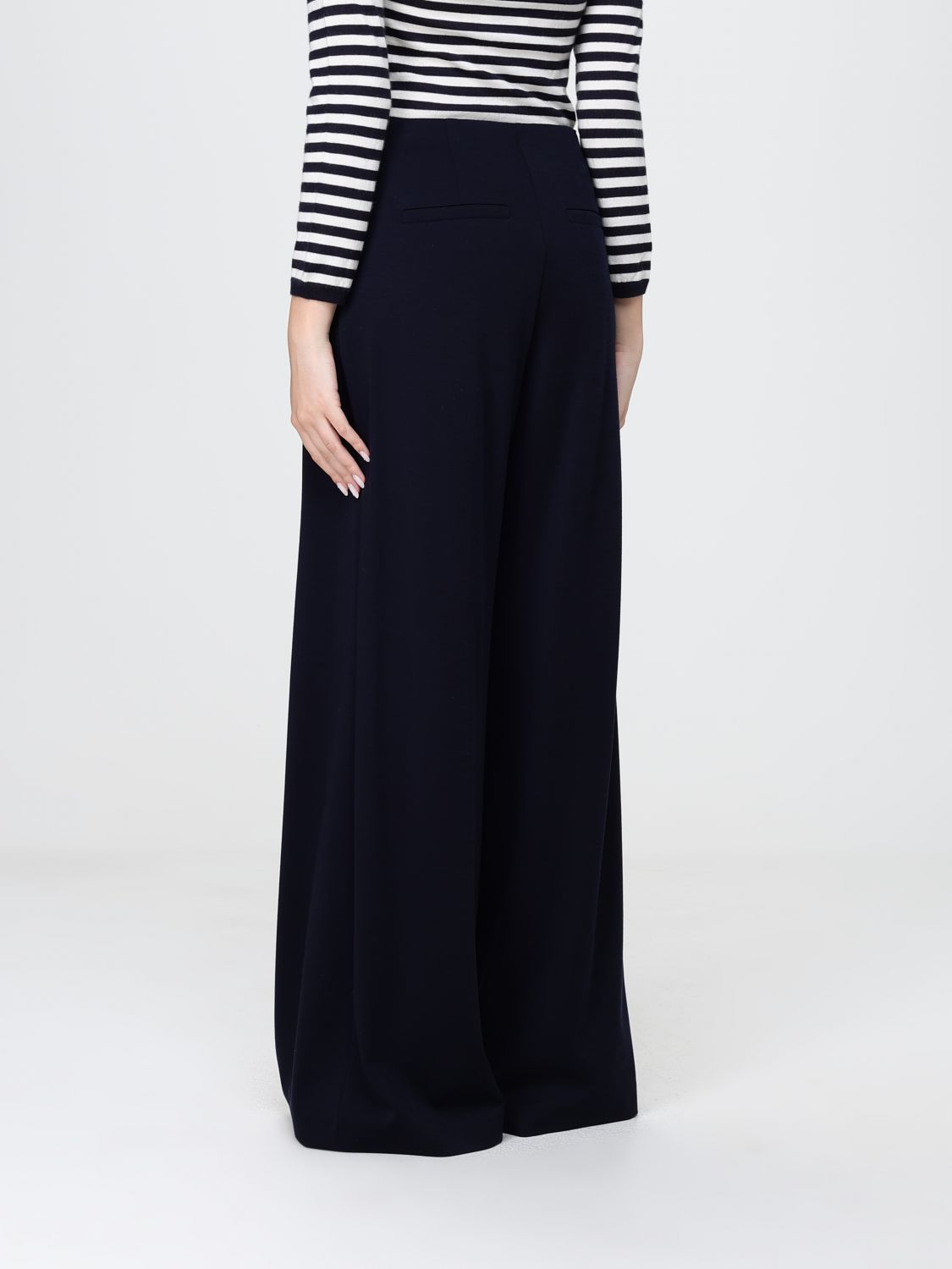 Max Mara Pants Woman Navy