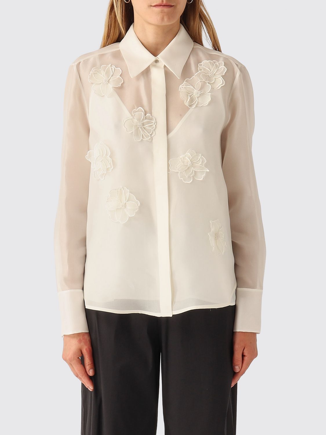 Max Mara Studio Shirt Woman Ivory