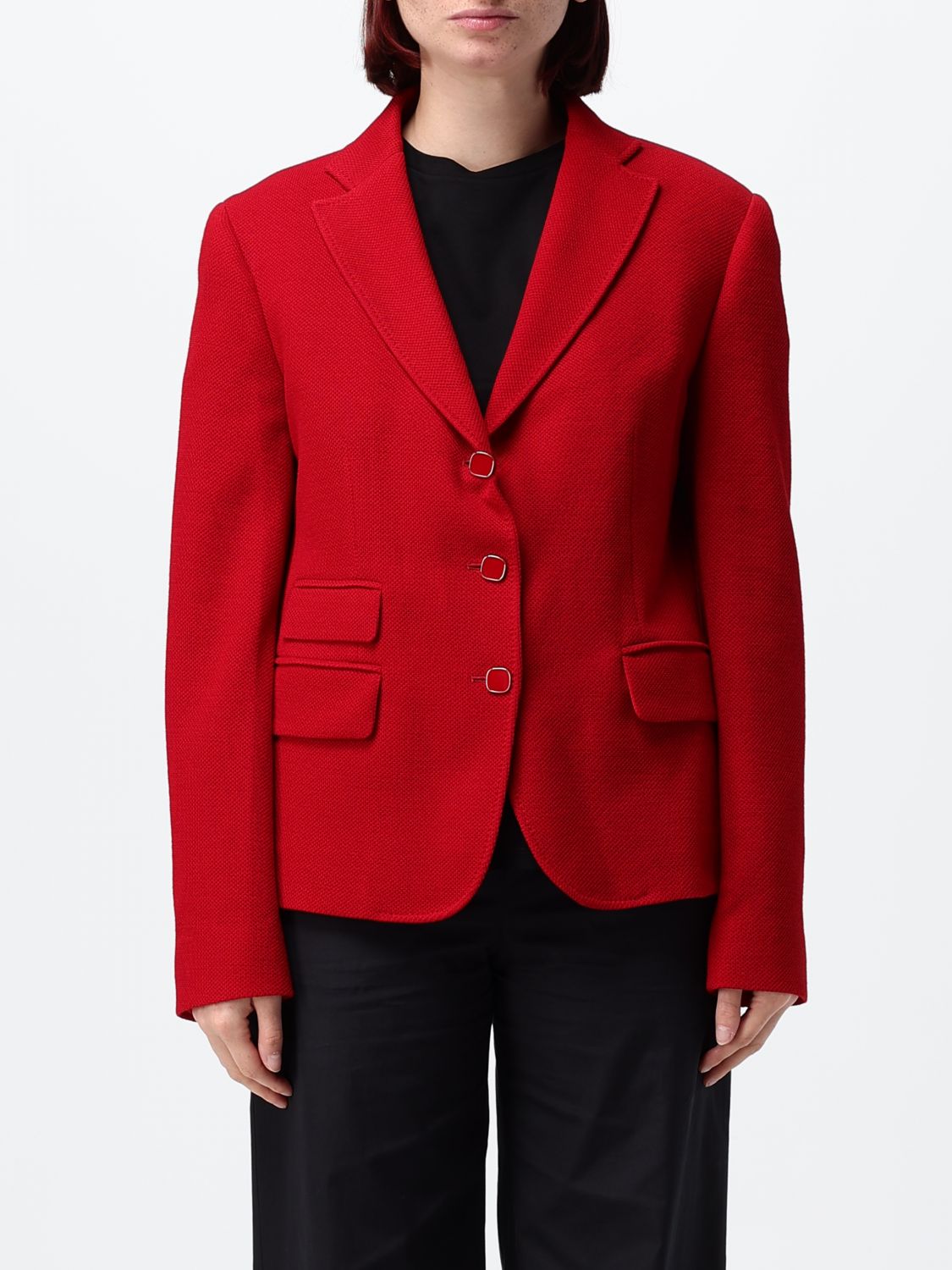 Max Mara Studio Jacket Woman Red