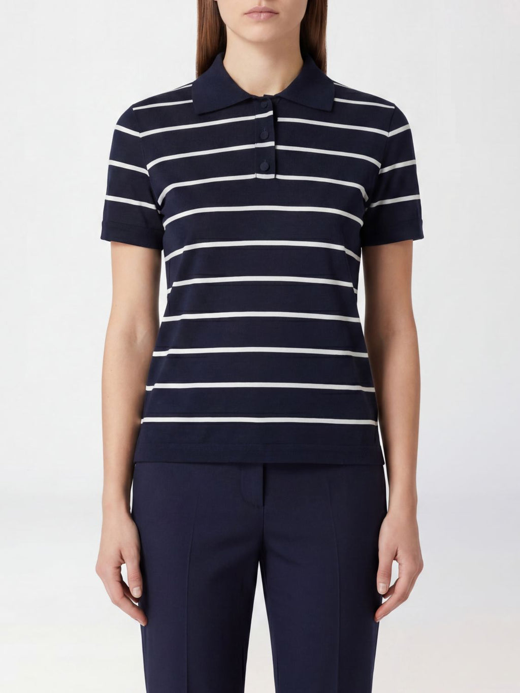 Max Mara Polo Shirt Woman Blue 1