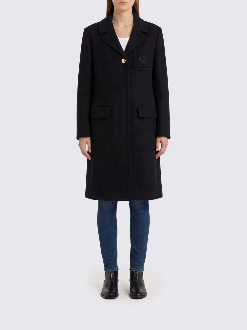 Gucci Coat Woman Black