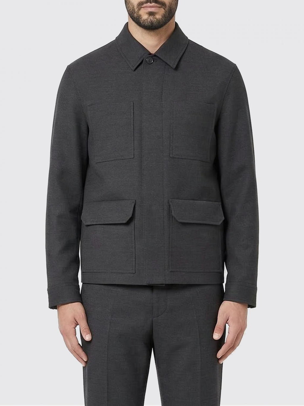 Gucci Jacket Men Grey