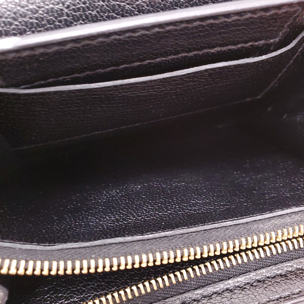 HERMÈS BLACK CINHETIC TO GO WALLET
