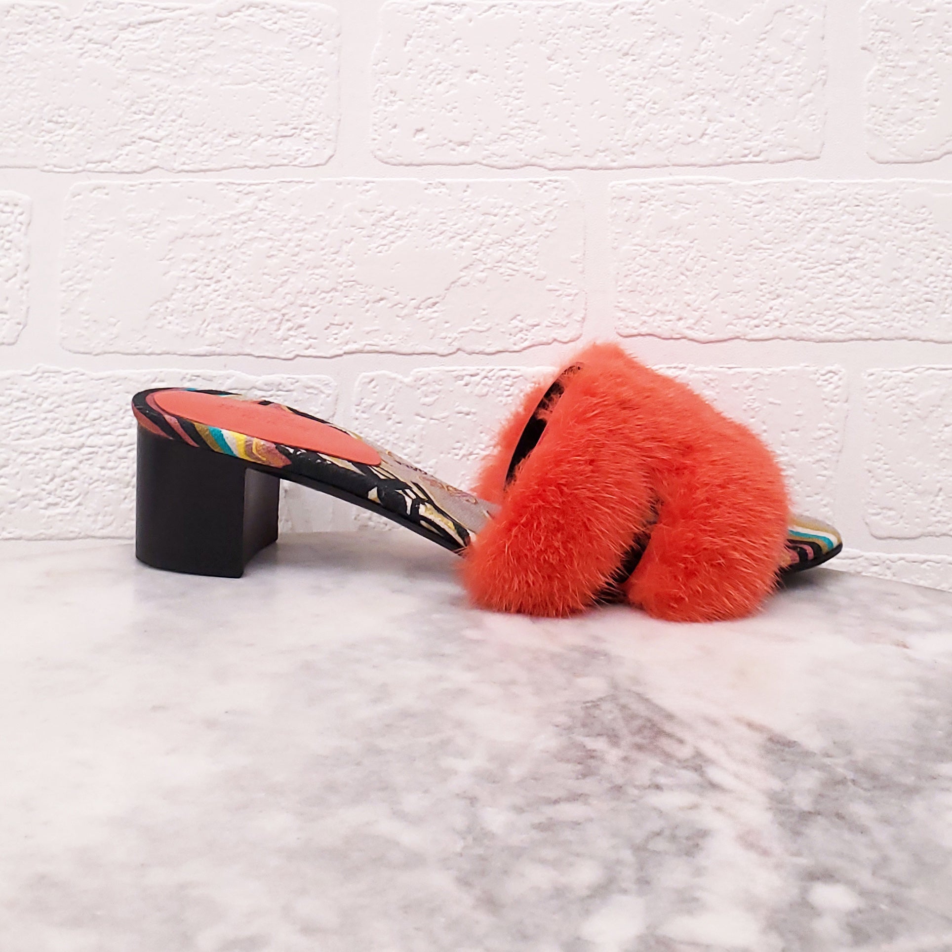 HERMÈS CORAL MINK OASIS SANDALS - SIZE 35