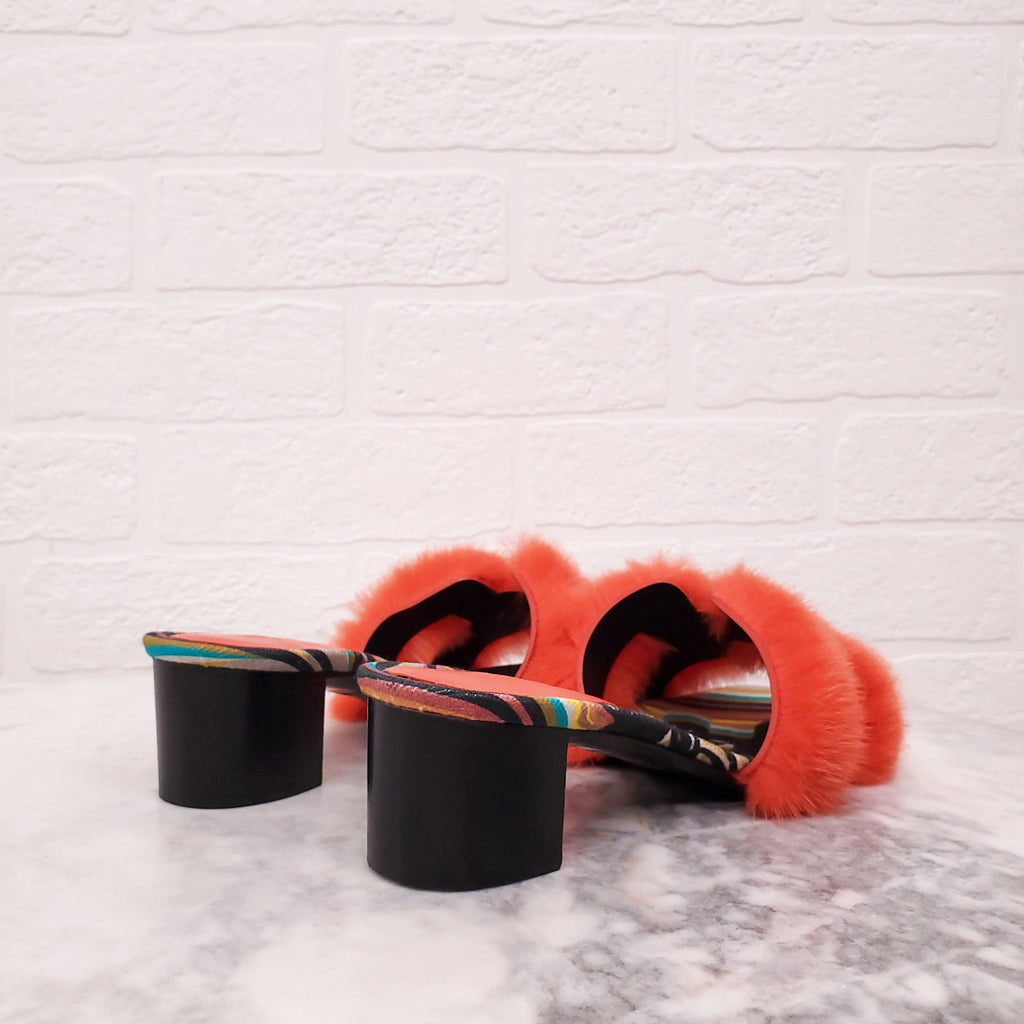 HERMÈS CORAL MINK OASIS SANDALS - SIZE 35