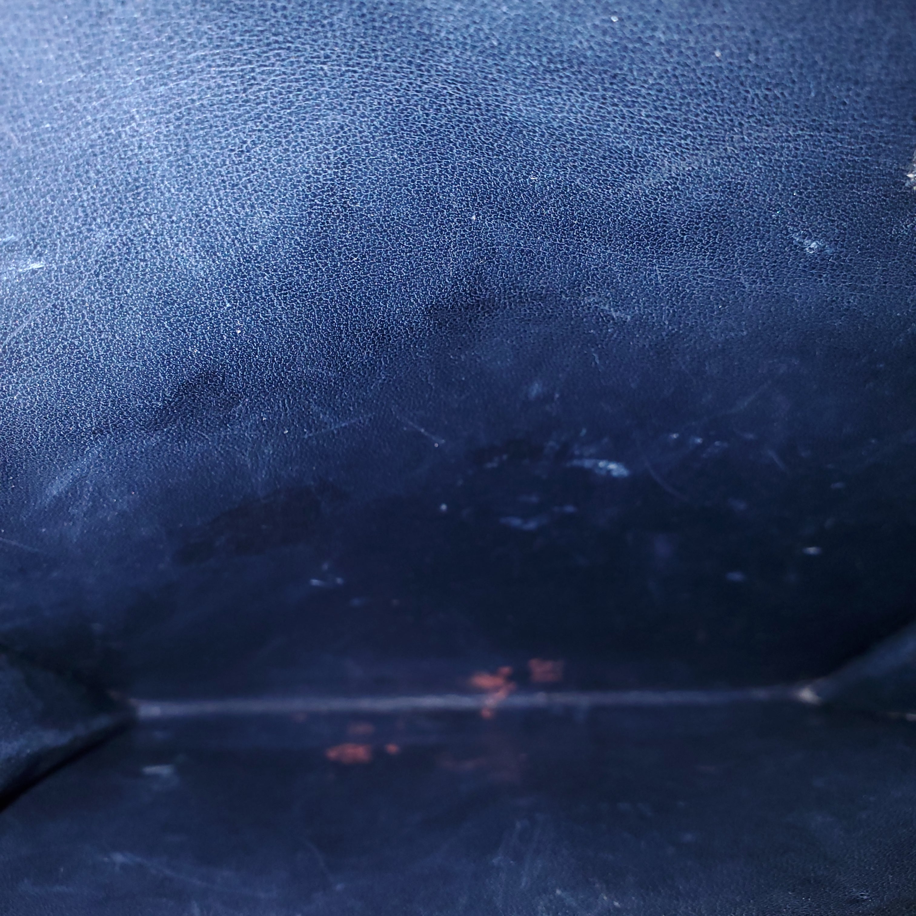 HERMÈS VINTAGE NAVY ALLIGATOR SHOULDER BAG