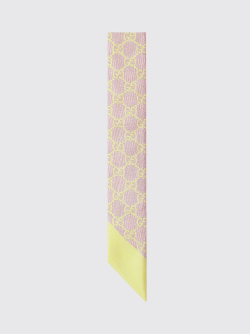 Gucci Neck Scarf Woman Yellow