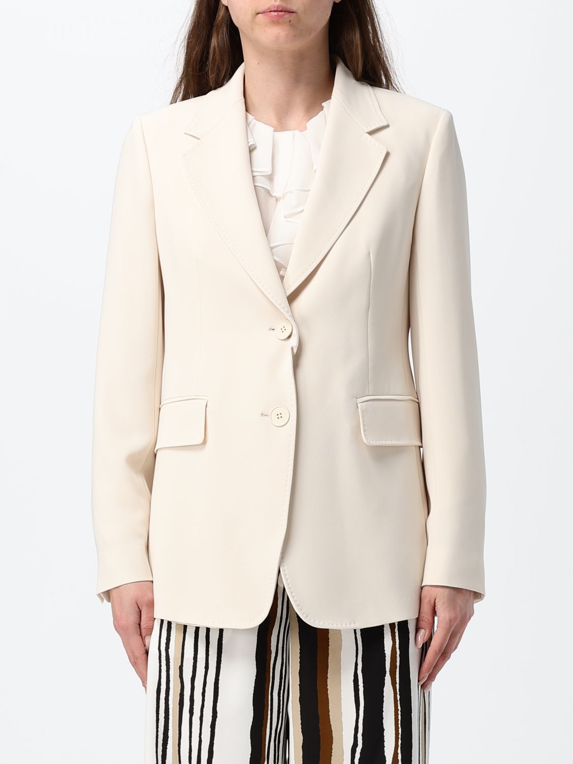 Max Mara Studio Blazer Woman Beige