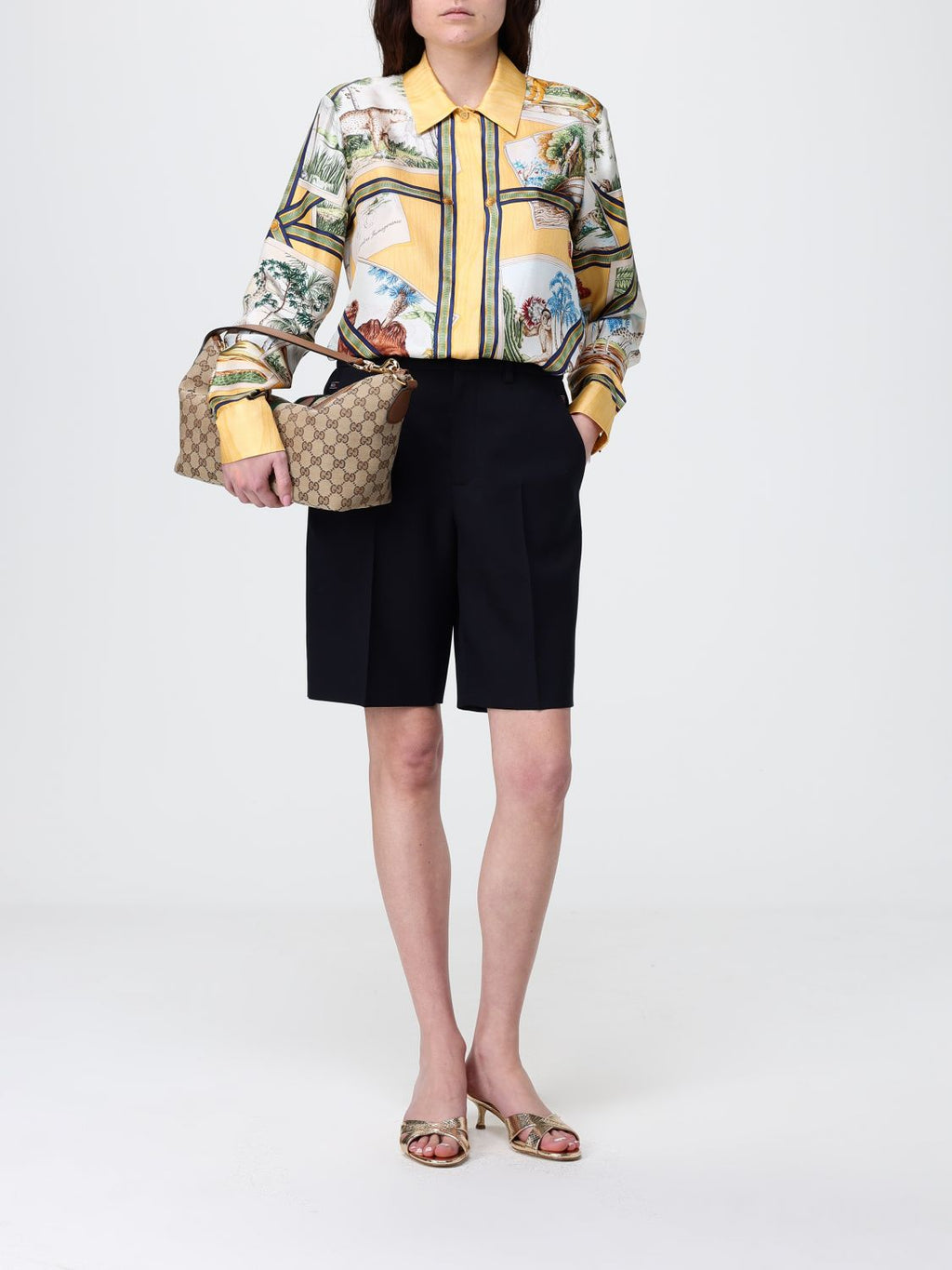 Gucci Shorts Woman Blue