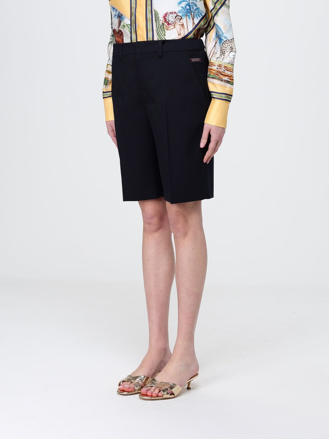 Gucci Shorts Woman Blue