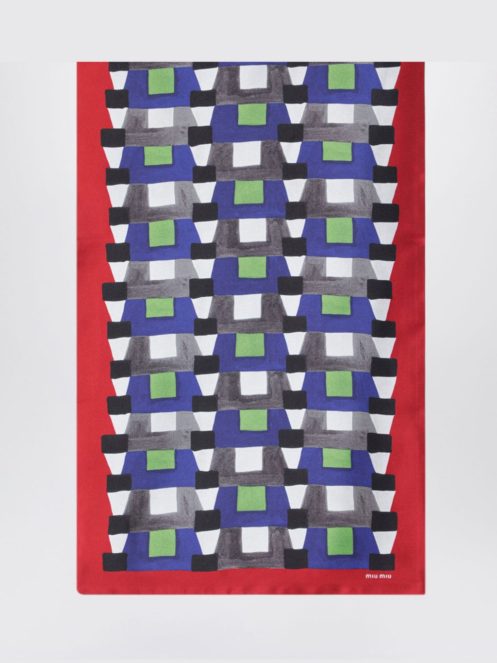 Miu Miu Neck Scarf Woman Indigo