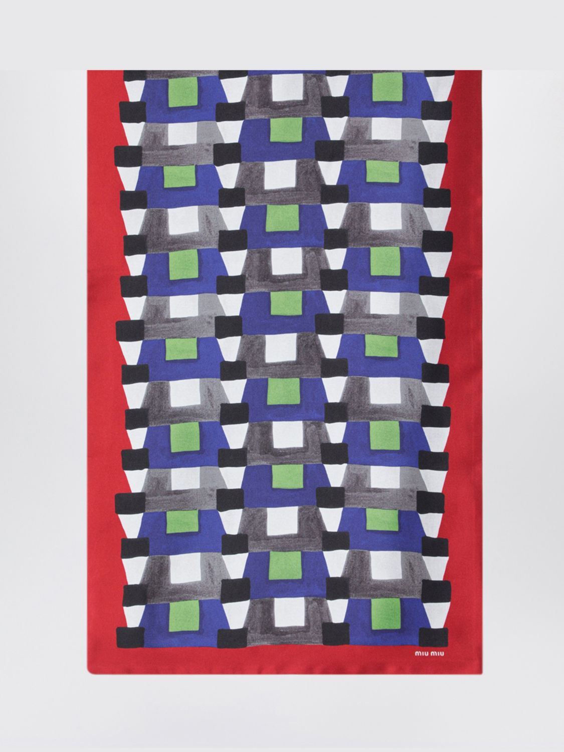 Miu Miu Neck Scarf Woman Indigo