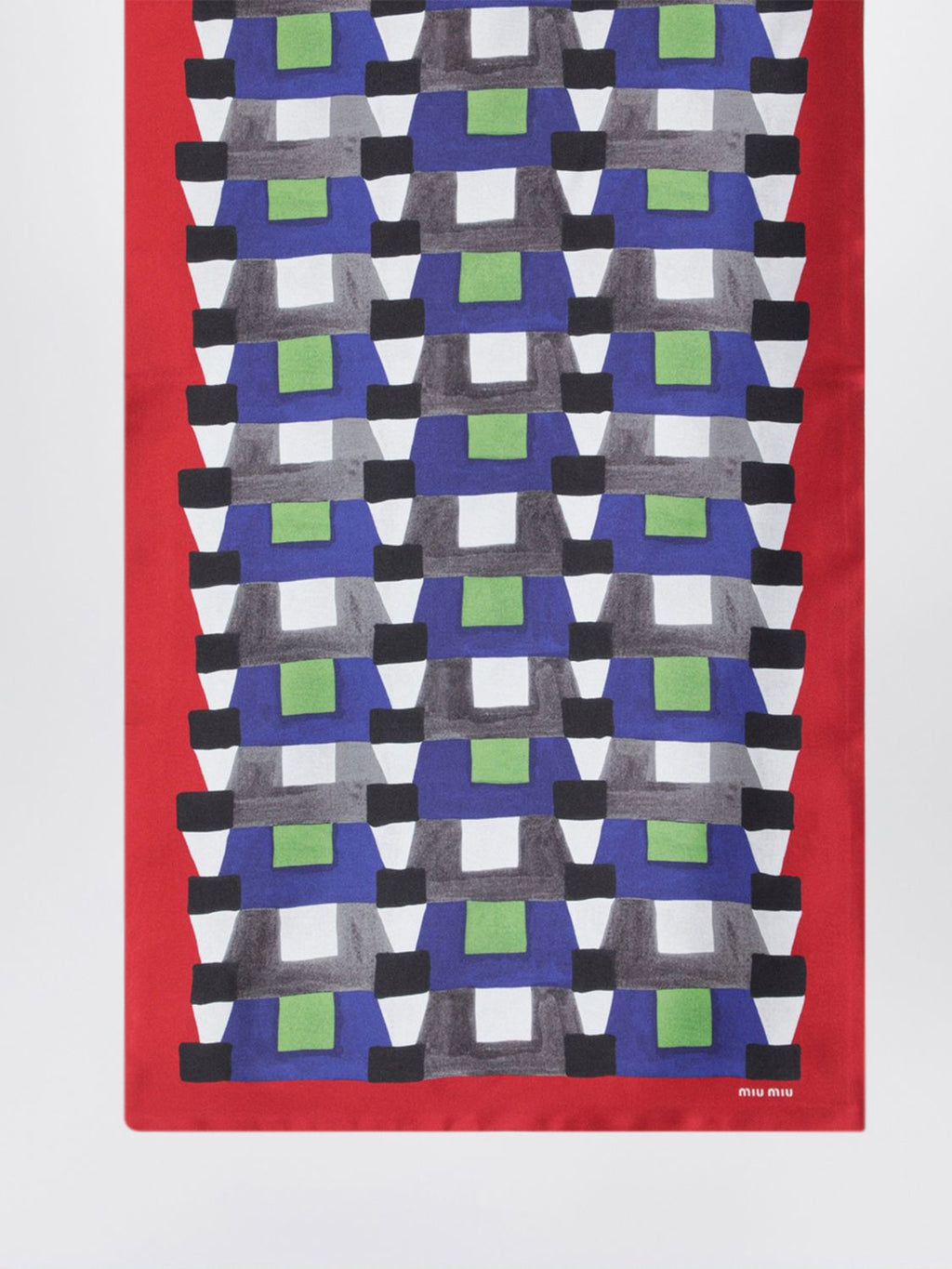 Miu Miu Neck Scarf Woman Indigo