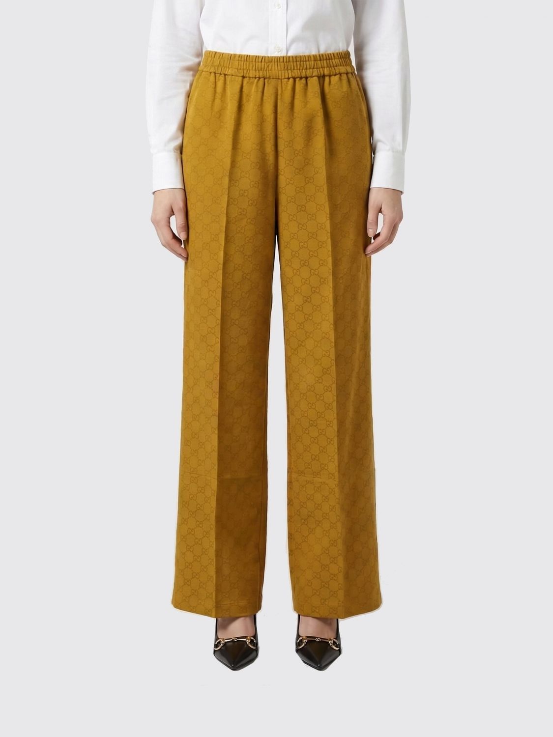 Gucci Pants Woman Beige