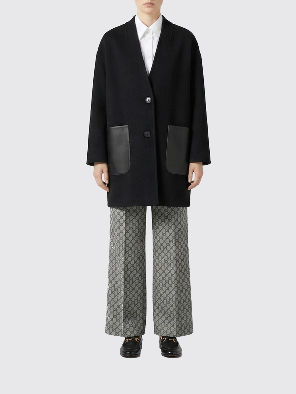 Gucci Coat Woman Black