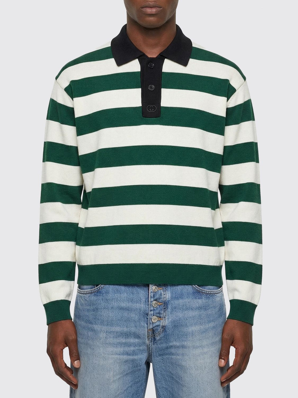 Gucci Polo Shirt Men Green