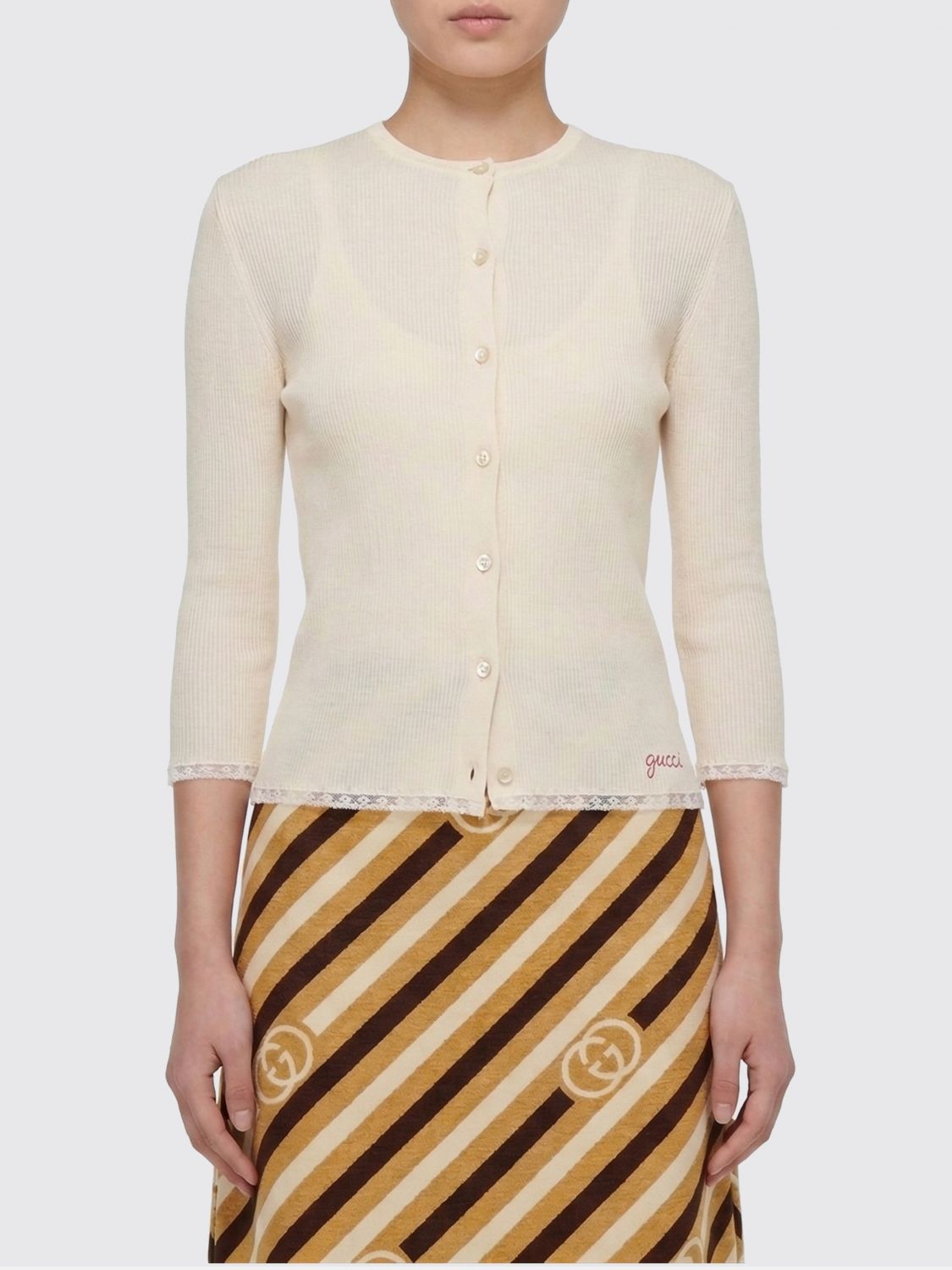 Gucci Sweater Woman White