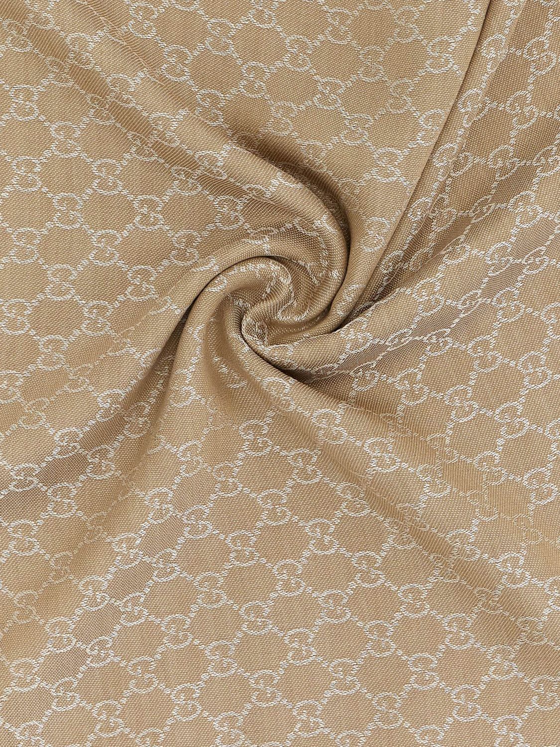 Gucci Scarf Woman Beige