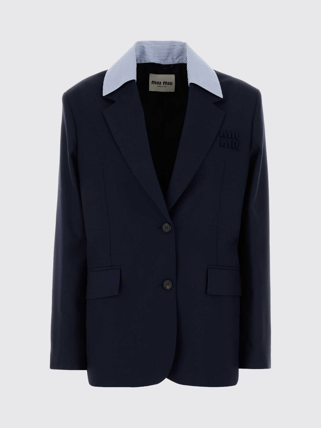 Miu Miu Jacket Woman Blue